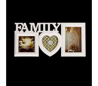 Фоторамка сложная на 3 фото "Family"