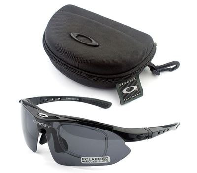  Тактические очки Oakley 4 линзы с поляризацией +1 линза с фильтром UV400, фото 2 