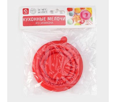 Складной силиконовый стакан «Алан», 190 мл, красный, изображение 7