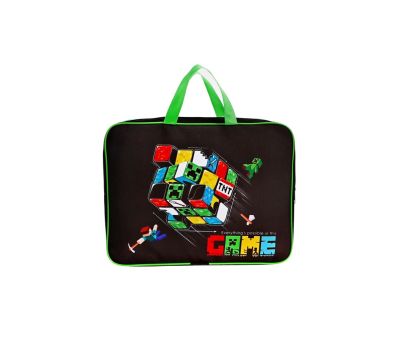 Папка текстильная с ручками Calligrata Top «Игра» — полужесткая А4 (360×245×70 мм), изображение 2