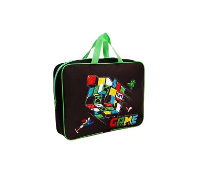 Папка текстильная с ручками Calligrata Top «Игра» — полужесткая А4 (360×245×70 мм), изображение 3