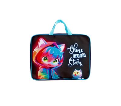 Папка текстильная с ручками Calligrata TOP «Сияй» — полужесткая A4 (360×245×70 мм), изображение 4