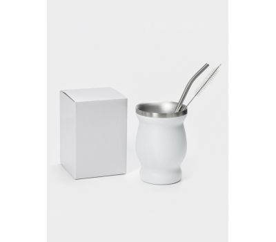 Набор для чая Мате: калабас и бомбилья, 240 мл, изображение 3