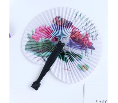 Наборе Вееров пластик, бумага складной-бабочка «С рисунками» - стиль и гармония в вашем доме, изображение 6