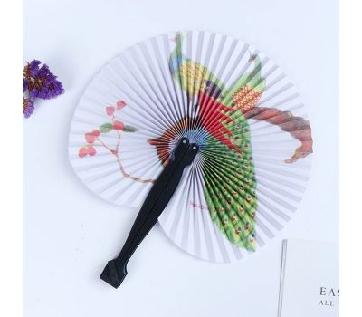 Наборе Вееров пластик, бумага складной-бабочка «С рисунками» - стиль и гармония в вашем доме, изображение 5