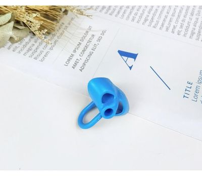 Набор силиконовых тренажёров-корректоров письма «Анатомический треугольник, хомяк» — 4 шт, медицинский силикон, изображение 3