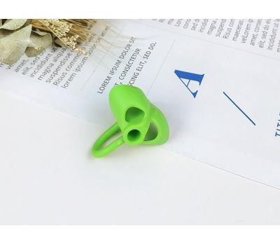 Набор силиконовых тренажёров-корректоров письма «Анатомический треугольник, хомяк» — 4 шт, медицинский силикон, изображение 4