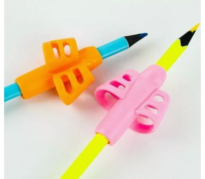 Набор силиконовых тренажёров-корректоров письма «Анатомический треугольник, хомяк» — 4 шт, медицинский силикон, изображение 2