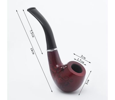 Классическая трубка для табака «Командор», 14×5 см, изображение 2