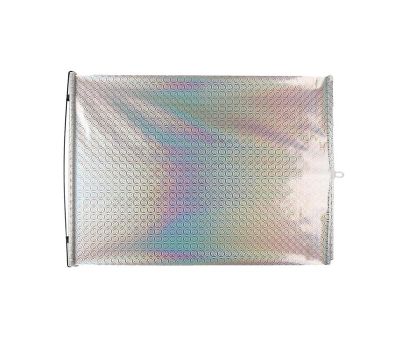 Автомобильная солнцезащитная ролл-шторка 50×125 см, хром, изображение 3