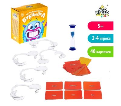 Настольная игра «Бубнилка» для детей, 40 карточек, 5+, 2–5 игроков, изображение 2