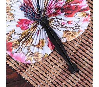 Наборе Вееров пластик, бумага складной-бабочка «С рисунками» - стиль и гармония в вашем доме, изображение 10