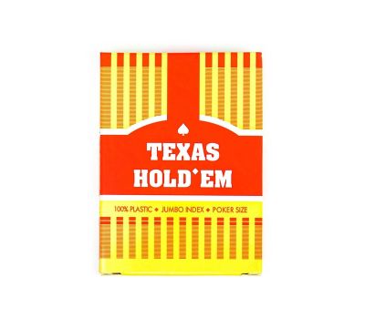 Игральные карты пластиковые, 54 шт., красная рубашка, изображение 2 Игральные карты пластиковые, 54 шт., красная рубашка, изображение 2