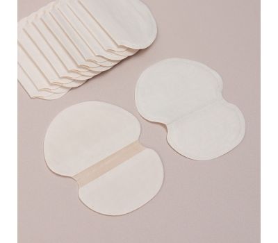 Набор самоклеящихся вкладышей от пота — 6 пар, белые, изображение 4