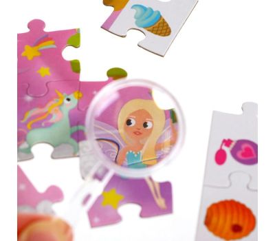 Пазл «Найди и покажи. Сказочный город единорогов» — 88 деталей с лупой, 30 × 40 см, для детей от 5 лет, изображение 5