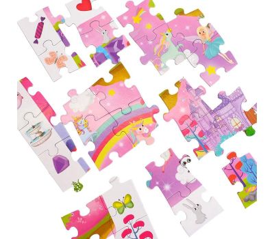 Пазл «Найди и покажи. Сказочный город единорогов» — 88 деталей с лупой, 30 × 40 см, для детей от 5 лет, изображение 6