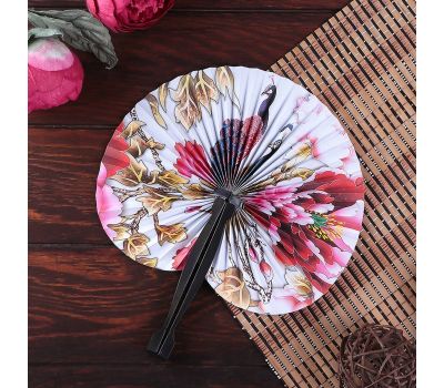 Наборе Вееров пластик, бумага складной-бабочка «С рисунками» - стиль и гармония в вашем доме, изображение 7