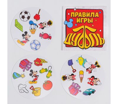 Карточная игра «Дуббль. Микки Маус и его друзья» — 55 карт для детей 5+, изображение 3