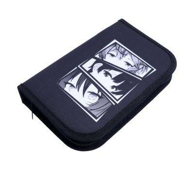 Пенал школьный Calligrata «Аниме» — 1 секция с откидными планками, 13×21×4 см, изображение 2