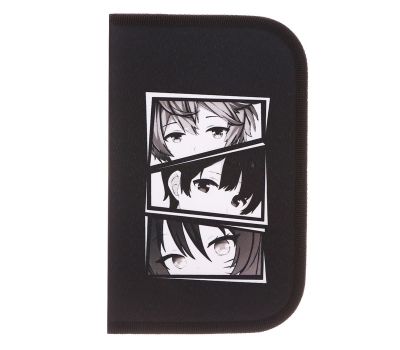 Пенал школьный Calligrata «Аниме» — 1 секция с откидными планками, 13×21×4 см, изображение 6