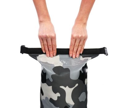 Водонепроницаемый гермомешок YUGANA 10 литров, синий, изображение 12