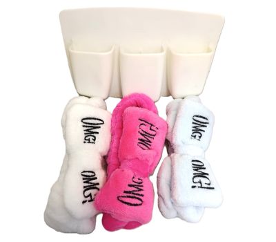 Нежный набор косметических повязок-бант для волос: стиль и комфорт для вашего ухода!, изображение 4