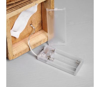 Деревянная ёлочка с LED-подсветкой 35 ламп — новогодний декор в скандинавском стиле, изображение 3