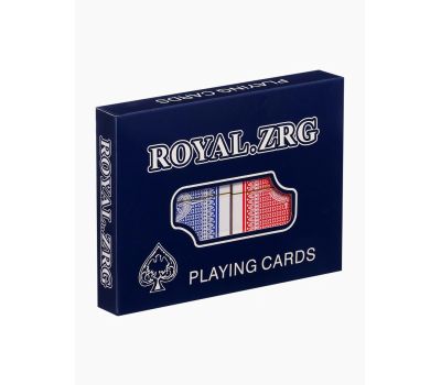 Игральные карты "Royal" — набор из 2 прочных колод по 54 карты Игральные карты "Royal" — набор из 2 прочных колод по 54 карты