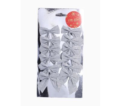 Набор ёлочных украшений «Зимнее волшебство. Бантик — блеск» — стиль и сияние вашего праздника, изображение 5