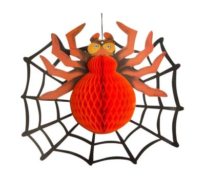 Бумажный паук Хэллоуин с изображением — добавьте яркости и загадочности в ваш праздник!