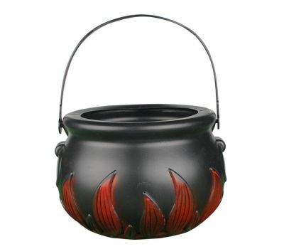 Ведерко-конфетница на Хэллоуин в форме ведьмовского котелка: добавьте веселье к вашему празднику