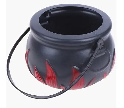 Ведерко-конфетница на Хэллоуин в форме ведьмовского котелка: добавьте веселье к вашему празднику, изображение 2