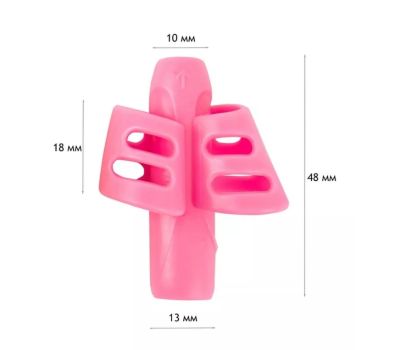 Набор силиконовых тренажёров-корректоров письма «Анатомический треугольник, хомяк» — 4 шт, медицинский силикон, изображение 4