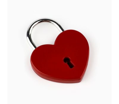 Свадебный замок «Ты+Я=Семья» — красный навесной замок с ключом, символ любви, изображение 5