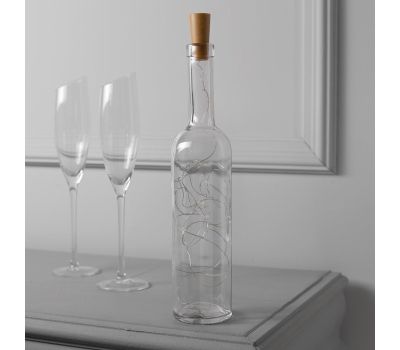 Гирлянда «Нить» 2 м роса с пробкой — уютный свет и волшебное настроение, мульти свечение, изображение 3