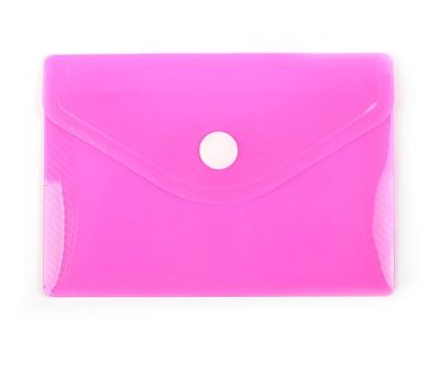 Папка-конверт Calligrata на кнопке A7, 180 мкм — рифлёная флуоресцентная «МИКС», изображение 4