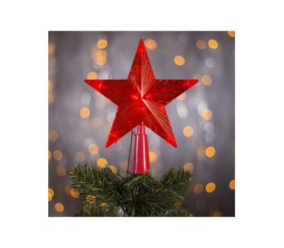 Светодиодная верхушка на ёлку «Звезда красная» — яркий акцент вашего праздника, изображение 4