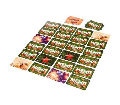 Настольная игра Мемо «Новый год» с подвесом на ёлку, изображение 7