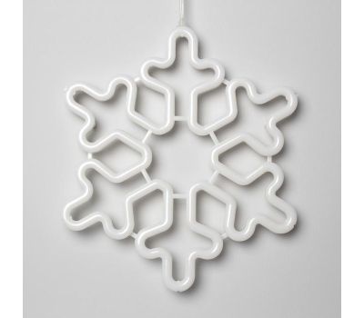 Светодиодная фигура «Снежинка» 30 см — сияющее украшение зимнего праздника, изображение 2