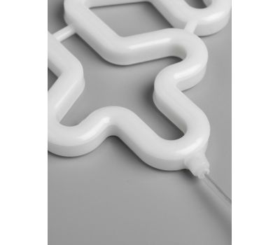 Светодиодная фигура «Снежинка» 30 см, тёплое белое свечение — уютный свет зимнего праздника, изображение 7