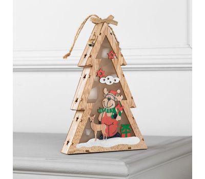 Светодиодная фигура «Ёлка с оленем» — тёплое свечение и уют зимнего праздника, изображение 2