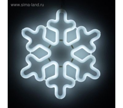 Светодиодная фигура «Снежинка» 30 см — сияющее украшение зимнего праздника