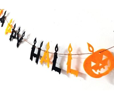 Набор из шести гирлянд на Хэллоуин: Создайте уникальную атмосферу праздника!