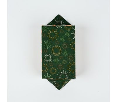 Подарочная коробка-конфета «С Новым годом» — складная новогодняя упаковка для подарков, 14,6 х 9,3 х 5,3 см., изображение 5