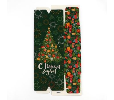 Подарочная коробка - конфета складная «С Новым годом» 28 х 18 х 10 см., изображение 2