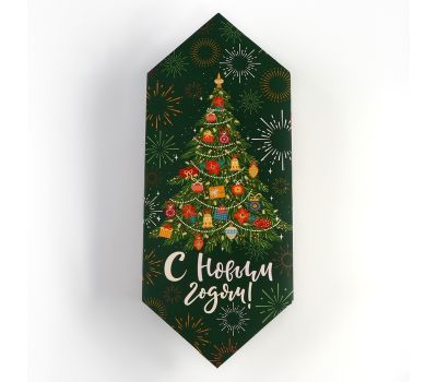 Подарочная коробка - конфета складная «С Новым годом» 28 х 18 х 10 см., изображение 4