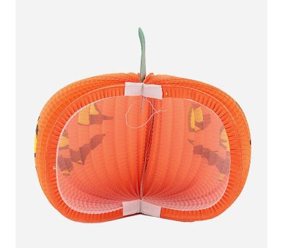 Бумажный фонарик Хэллоуин с изображением тыковок — добавьте яркости и загадочности в ваш праздник!, изображение 3