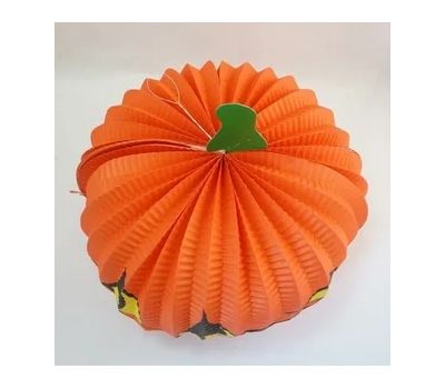 Бумажный фонарик Хэллоуин с изображением тыковок — добавьте яркости и загадочности в ваш праздник!, изображение 2