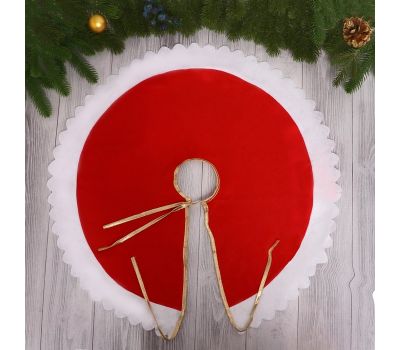 Полянка под ёлку «Рюши» — стильное украшение для новогоднего интерьера, изображение 4