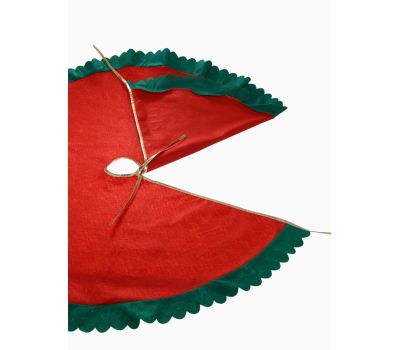 Полянка под ёлку «Зелёные рюши» — украшение для стильного Нового года, изображение 7